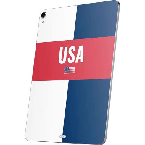 USA Flag Color Block Apple iPad Air Skin